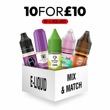 10 E-Liquids Bundle